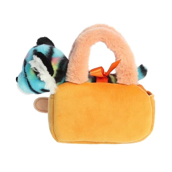 Fancy Pals Plush Blue Tiger With Dreamsicle Bag By Aurora 7 Fancy Pals Plush Blue Tiger With Dreamsicle Bag By Aurora - Image 5