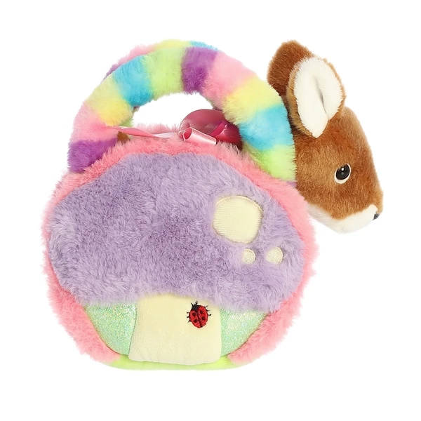 Fancy Pals Plush Fawn Deer With Enchanted Rainbow Bag By Aurora 4 Fancy Pals Plush Fawn Deer With Enchanted Rainbow Bag By Aurora - Image 2