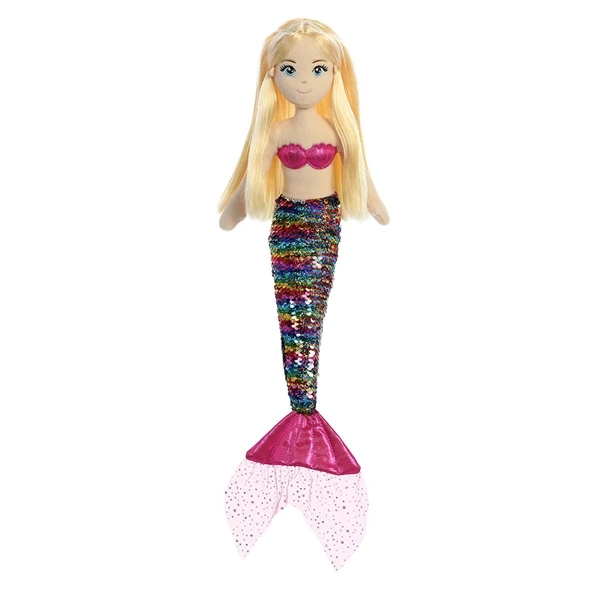 Isla The Sequin Sparkles Rainbow Mermaid Doll By Aurora 3 Isla The Sequin Sparkles Rainbow Mermaid Doll By Aurora