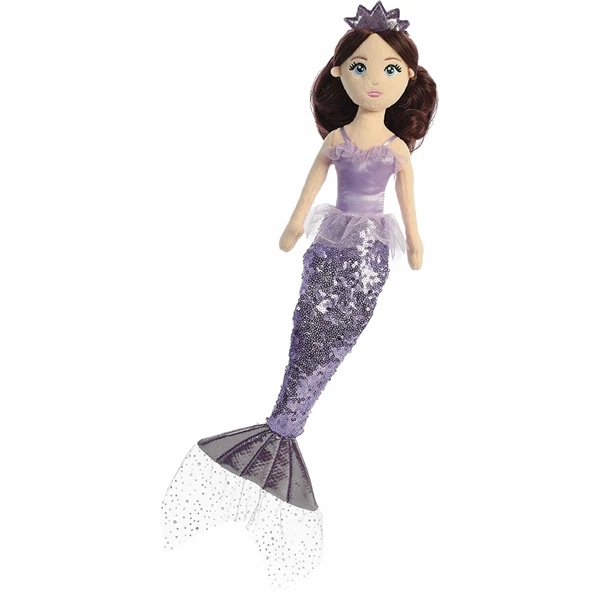 Iris The Tutu Sparkles Purple Plush Mermaid Doll By Aurora 3 Iris The Tutu Sparkles Purple Plush Mermaid Doll By Aurora