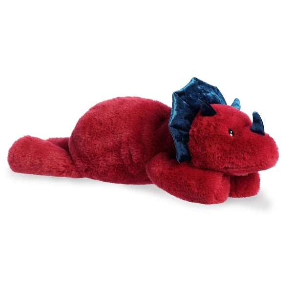 Stuffed Triceratops 18 Inch Snoozle Plush By Aurora 5 Stuffed Triceratops 18 Inch Snoozle Plush By Aurora - Image 3
