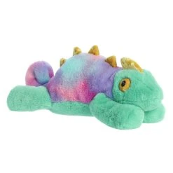 Stuffed Chameleon Lizard 16 Inch Snoozles Plush By Aurora