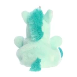 Tilly The Plush Blue Unicorn Palm Pals By Aurora -Boutique Plush Toy Discount Store AR 33770 5