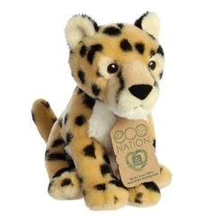 Eco Nation Stuffed Cheetah By Aurora