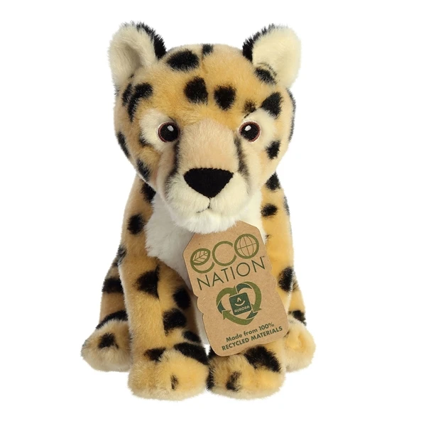 Eco Nation Stuffed Cheetah By Aurora 4 Eco Nation Stuffed Cheetah By Aurora - Image 2