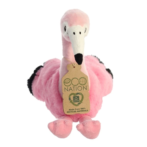 Eco Nation Stuffed Flamingo By Aurora 4 Eco Nation Stuffed Flamingo By Aurora - Image 2