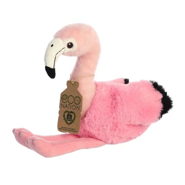 Eco Nation Stuffed Flamingo By Aurora 5 Eco Nation Stuffed Flamingo By Aurora - Image 3