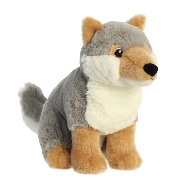 Eco Nation Stuffed Wolf By Aurora 7 Eco Nation Stuffed Wolf By Aurora - Image 5