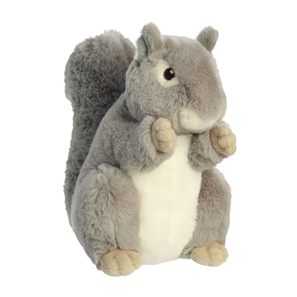 Eco Nation Stuffed Gray Squirrel By Aurora 7 Eco Nation Stuffed Gray Squirrel By Aurora - Image 5