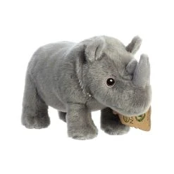 Eco Nation Stuffed Rhinoceros By Aurora -Boutique Plush Toy Discount Store AR 35023 6