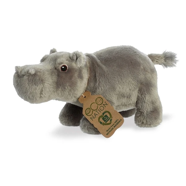 Eco Nation Stuffed Hippopotamus By Aurora 3 Eco Nation Stuffed Hippopotamus By Aurora