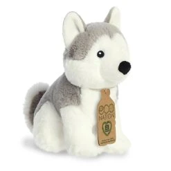 Eco Nation Stuffed Husky By Aurora