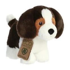 Eco Nation Stuffed Beagle By Aurora