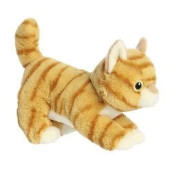 Eco Nation Stuffed Orange Tabby Cat By Aurora -Boutique Plush Toy Discount Store AR 35048 4