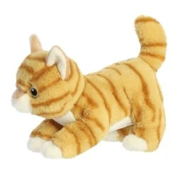 Eco Nation Stuffed Orange Tabby Cat By Aurora -Boutique Plush Toy Discount Store AR 35048 6