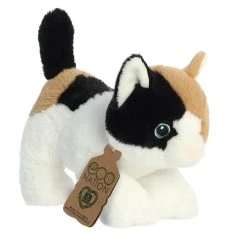 Eco Nation Stuffed Calico Cat By Aurora