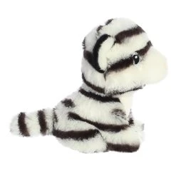 Eco Nation Mini Stuffed White Tiger By Aurora -Boutique Plush Toy Discount Store AR 35087 4