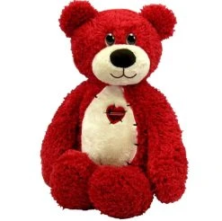 Tender The Red Teddy Bear With Patchwork Heart By First And Main