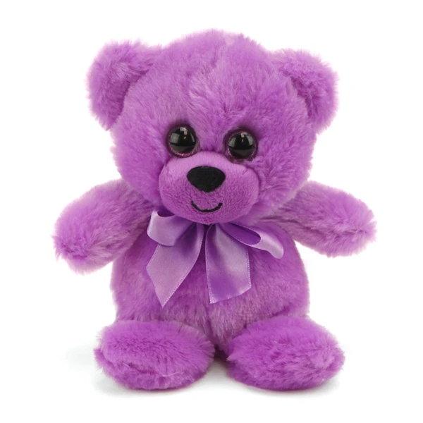 Purple Teddy Bear 6 Inch Rainbow Brights Bear By First And Main 3 Purple Teddy Bear 6 Inch Rainbow Brights Bear By First And Main