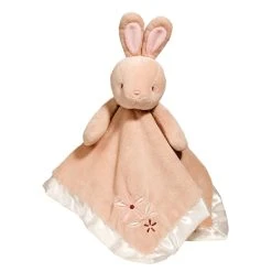 Plush Brown Bunny Baby Blanket 14 Inch Lil' Snuggler By Douglas