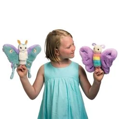Annabel The Plush Butterfly Puppet By Douglas 7 Annabel The Plush Butterfly Puppet By Douglas -Boutique Plush Toy Discount Store DG 1615 4