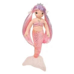 Serena The Pink Plush Mermaid 13 Inch By Douglas