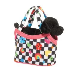 Oh Snap Sassy Sak With Plush Black Lab By Douglas
