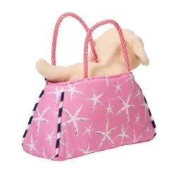 Sea Star Sassy Sak With Plush Yellow Lab By Douglas -Boutique Plush Toy Discount Store DG 2097 4