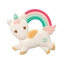Emilie Unicorn Baby Safe Silicone Teether By Douglas