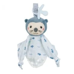 Indy Otter Plush Pacifier Holder Lovey By Douglas
