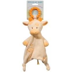 Plush Spotted Giraffe Teether Blanket Lil' Sshlumpie By Douglas