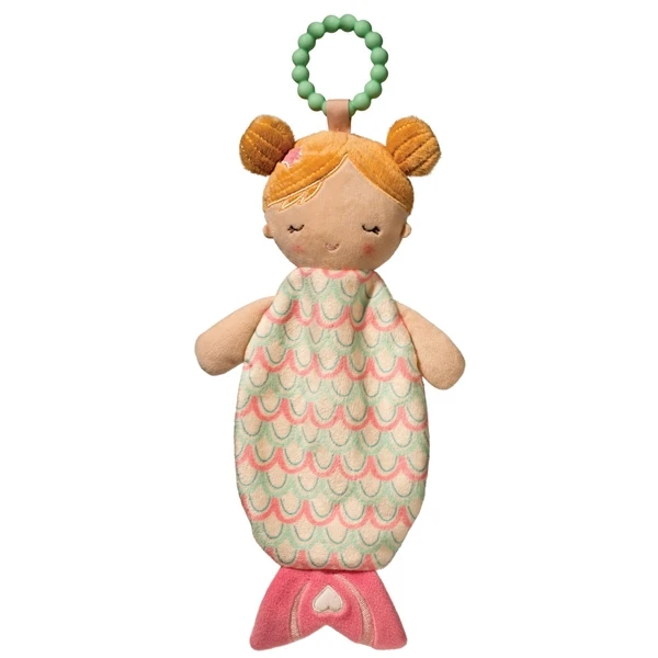 Plush Mermaid Teether Blanket Lil' Sshlumpie By Douglas 3 Plush Mermaid Teether Blanket Lil' Sshlumpie By Douglas