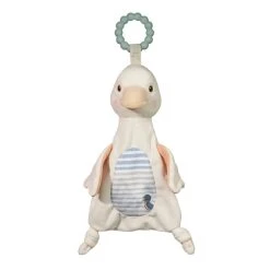 Gibson Goose Baby Safe Plush Lovey With Teether Ring By Douglas
