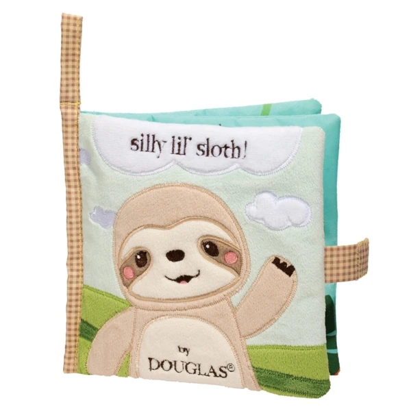 Stanley Sloth Plush Activity Book For Babies By Douglas 3 Stanley Sloth Plush Activity Book For Babies By Douglas