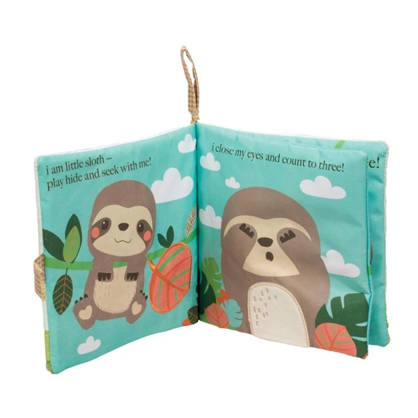 Stanley Sloth Plush Activity Book For Babies By Douglas 4 Stanley Sloth Plush Activity Book For Babies By Douglas - Image 2