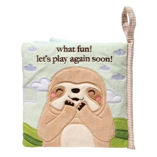Stanley Sloth Plush Activity Book For Babies By Douglas 6 Stanley Sloth Plush Activity Book For Babies By Douglas - Image 4