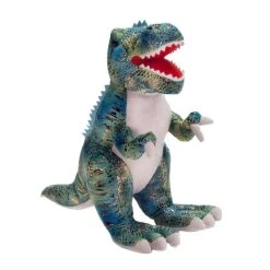 Blue Glitter T-Rex Stuffed Animal 19 Inch Dinosaur By Fiesta