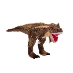 Brown Glitter Tyrannosaurus Stuffed Animal 15.5 Inch Dinosaur By Fiesta