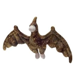 Brown Glitter Pterosaurus Stuffed Animal 12 Inch Dinosaur By Fiesta
