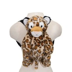 Plush Leopard Backpack By Fiesta