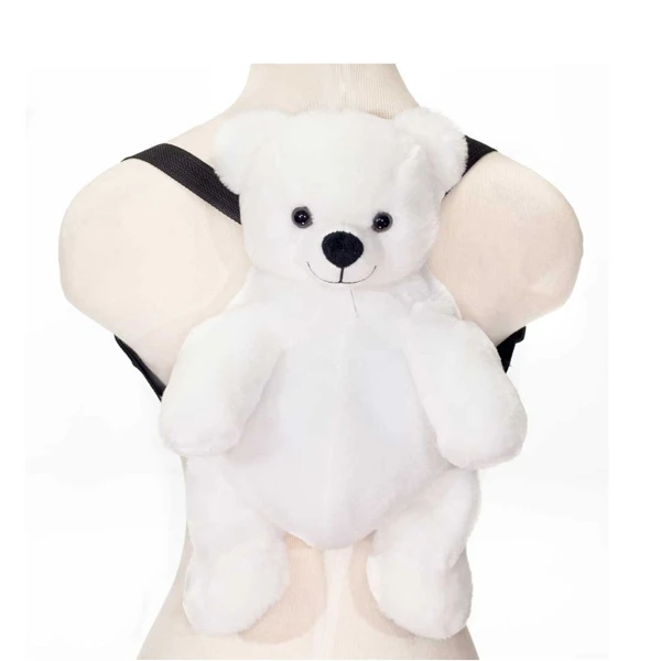 Plush Polar Bear Backpack By Fiesta 3 Plush Polar Bear Backpack By Fiesta