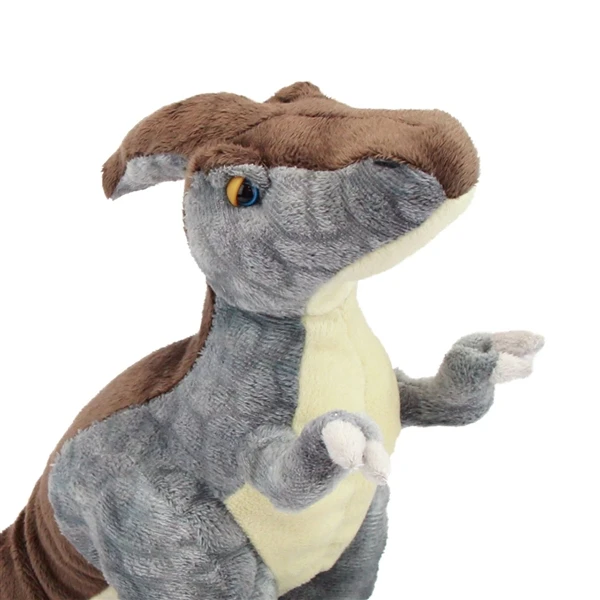 Stuffed Parasaurolophus 15 Inch Plush Dinosaur By Fiesta 4 Stuffed Parasaurolophus 15 Inch Plush Dinosaur By Fiesta - Image 2