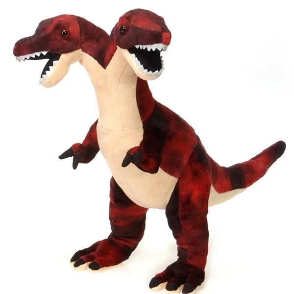 Stuffed Two-Headed 18 Inch Plush Dinosaur By Fiesta 3 Stuffed Two-Headed 18 Inch Plush Dinosaur By Fiesta