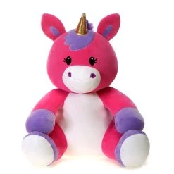 Huggy Huggables Plush Unicorn By Fiesta