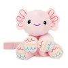 Huggy Huggables Baby Safe Floppy Plush Axolotl Pacifier Holder By Fiesta -Boutique Plush Toy Discount Store FA S00428 2