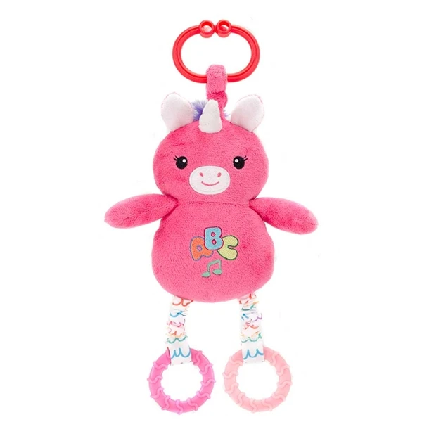 Huggy Huggables Baby Safe Plush Unicorn Activity Toy With Sound By Fiesta 3 Huggy Huggables Baby Safe Plush Unicorn Activity Toy With Sound By Fiesta