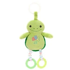 Huggy Huggables Baby Safe Plush Turtle Activity Toy With Sound By Fiesta