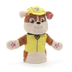 Paw Patrol Rubble The Plush English Bulldog Hand Puppet By Gund