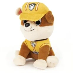 Paw Patrol Rubble 6 Inch Stuffed Dog By Gund -Boutique Plush Toy Discount Store GU 6056514 4