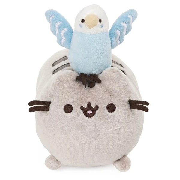 Pusheen The Cat And Bo The Parakeet Best Friend Plush Set By Gund 4 Pusheen The Cat And Bo The Parakeet Best Friend Plush Set By Gund - Image 2